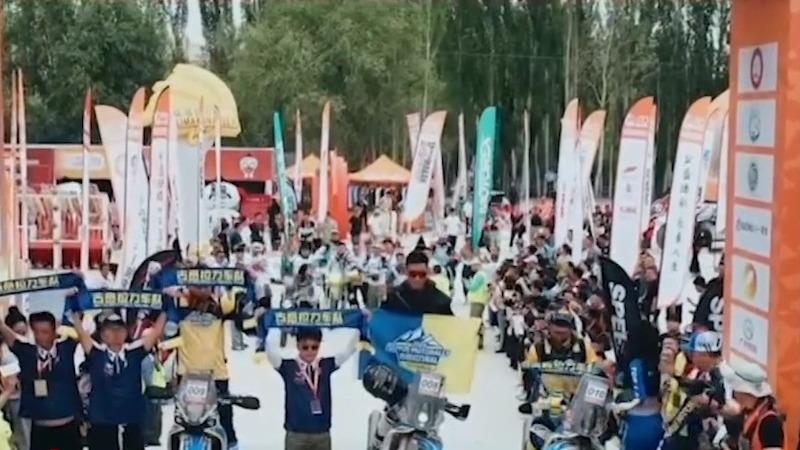 Uygur motorcycle racer achieves great results in 2024 Taklamakan Rally